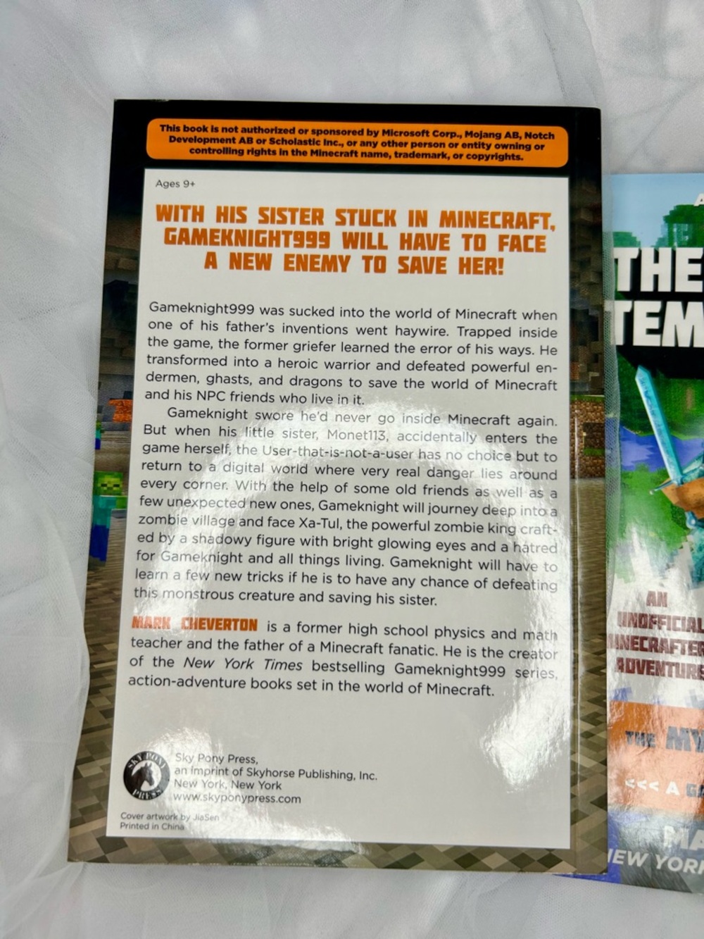 Minecraft Chapter Book Triology Set - Picture 3 of 6